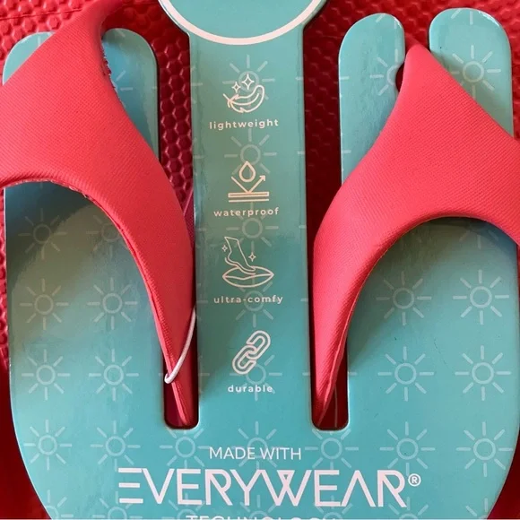 NWT Totes Everywear Bounce Flip Flops Women’s  Size 10 - Picture 2 of 7